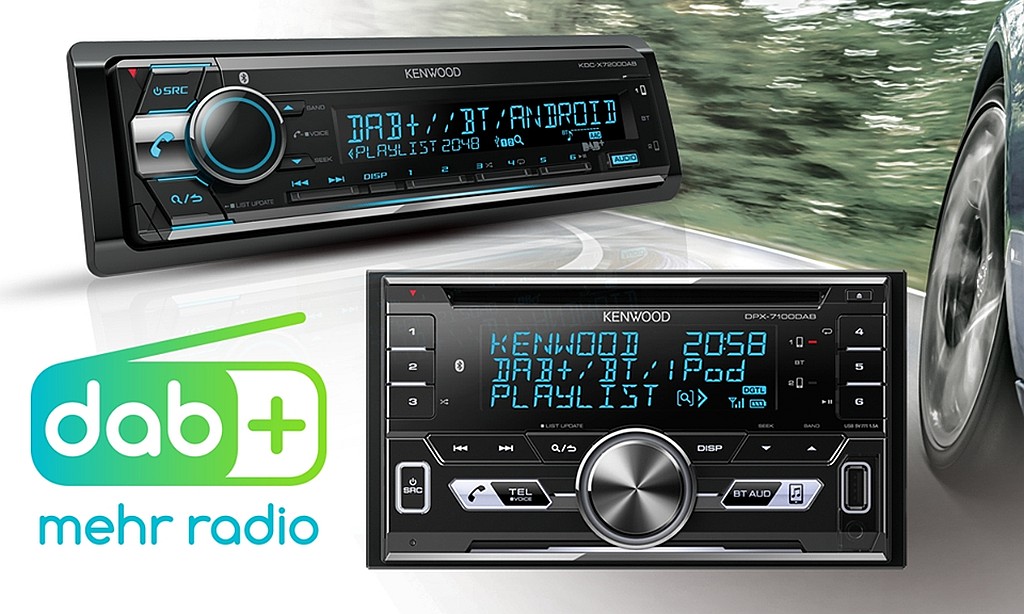 Kenwood setzt beim Car Infotainment konsequent auf DAB+ und überrascht mit innovativen Bluetooth-Funktionen